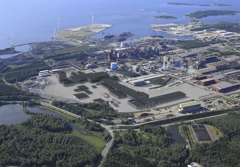 SSAB Raahe site and planned mini-mill