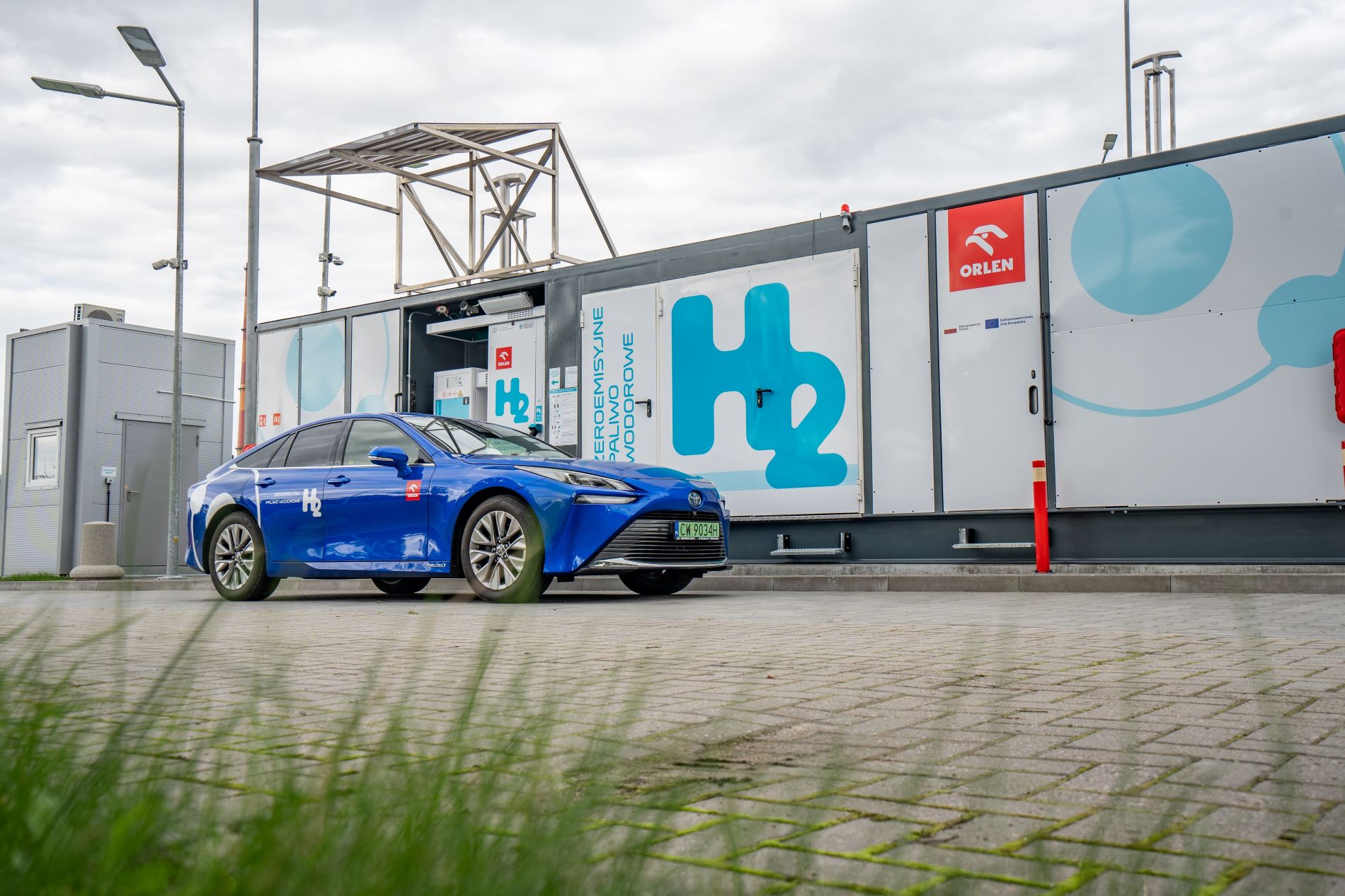 Na stacji ORLEN we Włocławku można już zatankować wodór, fot. Orlen