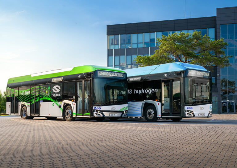 Urbino 12 electric i Urbino 18 hydrogen, fot. Solaris